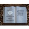 Large Book Cremation Urn Hold Ashes Indoors Or Out