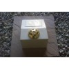 Formal Cremation Urn With Flower Holder, Holds Ashes Indoor or Out
