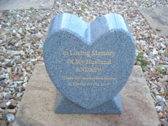 Heart Monument Cremation Urn Holds Ashes Indoor or Out